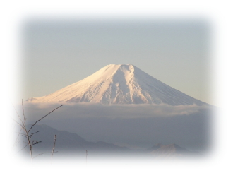 権現山から富士山